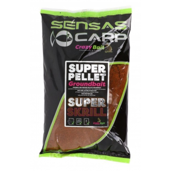 Sensas Super Pellet Groundbait Super Krill 1kg